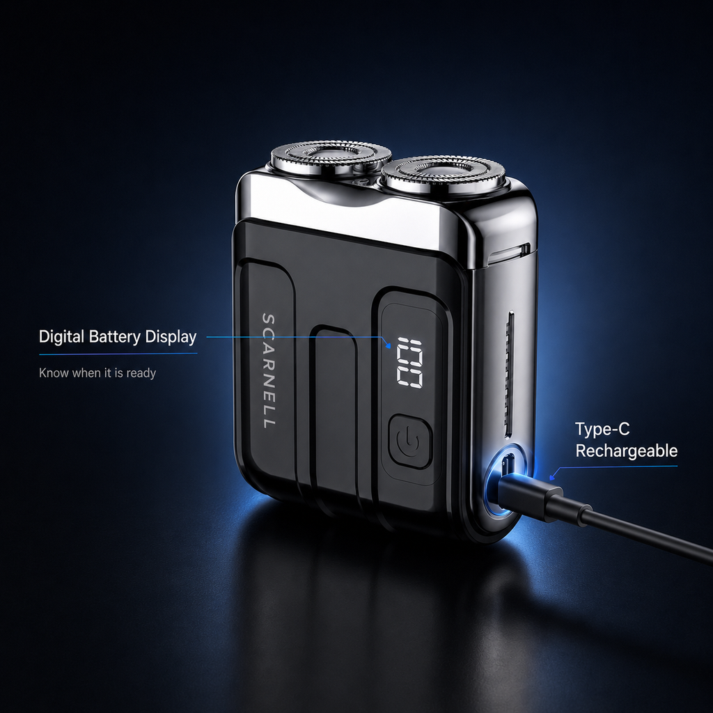 SCARNELL Axis Mini™ Portable Shaver