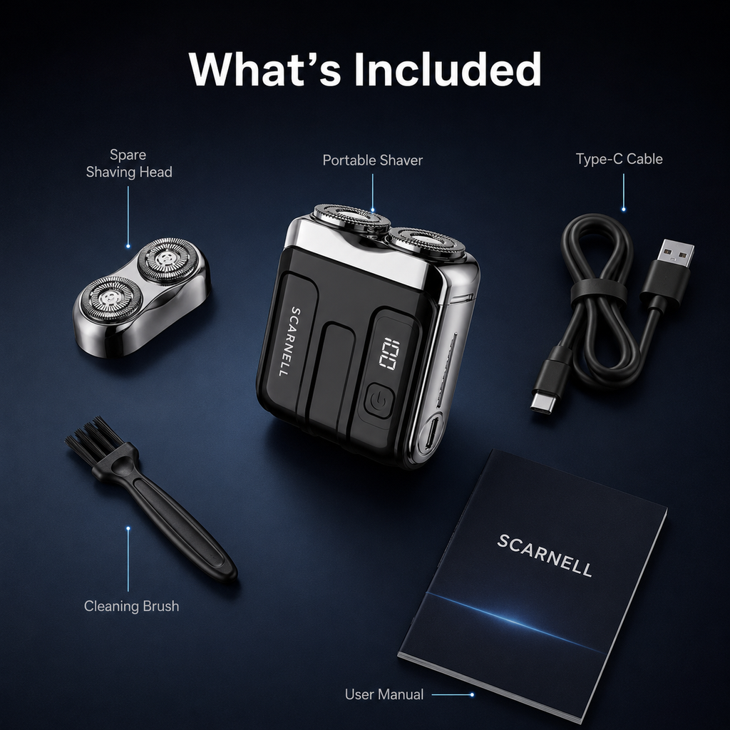 SCARNELL Axis Mini™ Portable Shaver