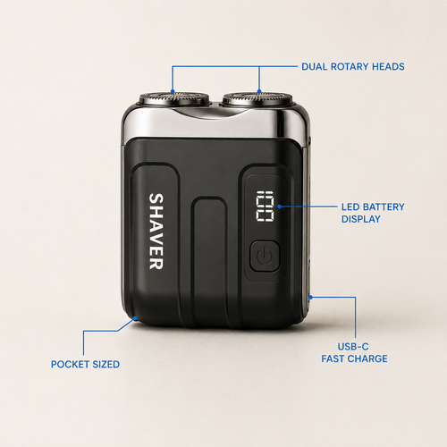 SCARNELL Axis Mini™ Portable Shaver