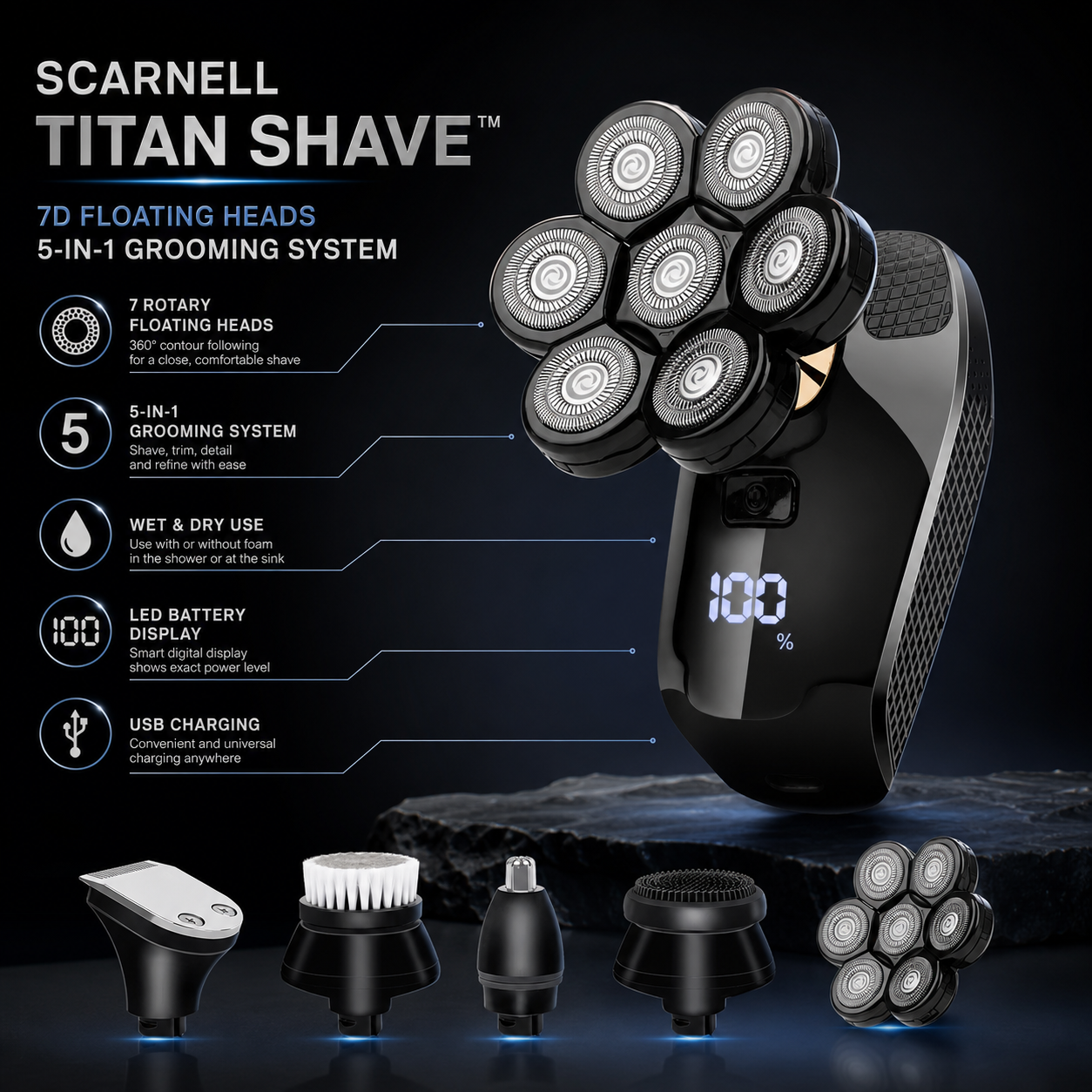 SCARNELL Titan Shave™