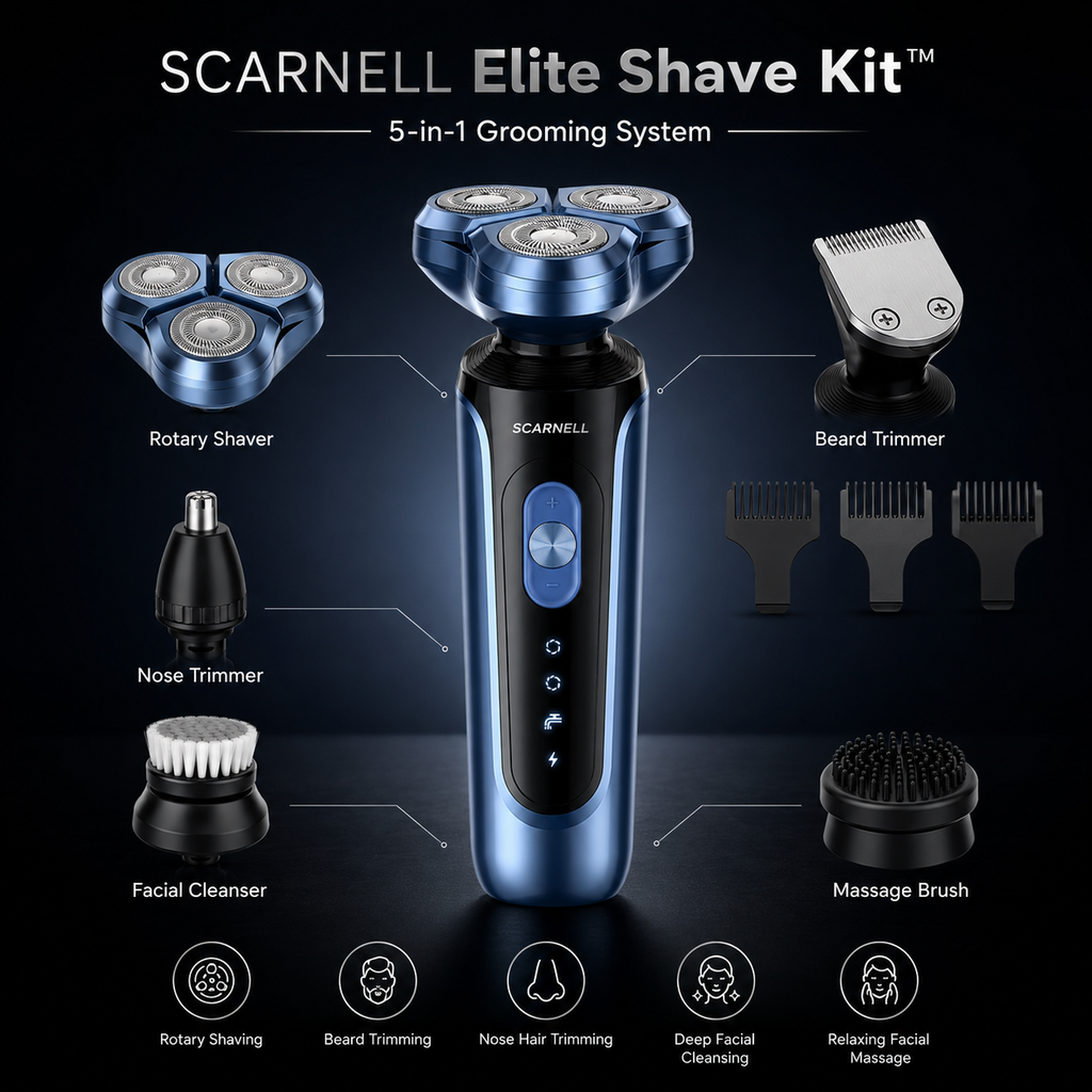 SCARNELL Elite Shave Kit™