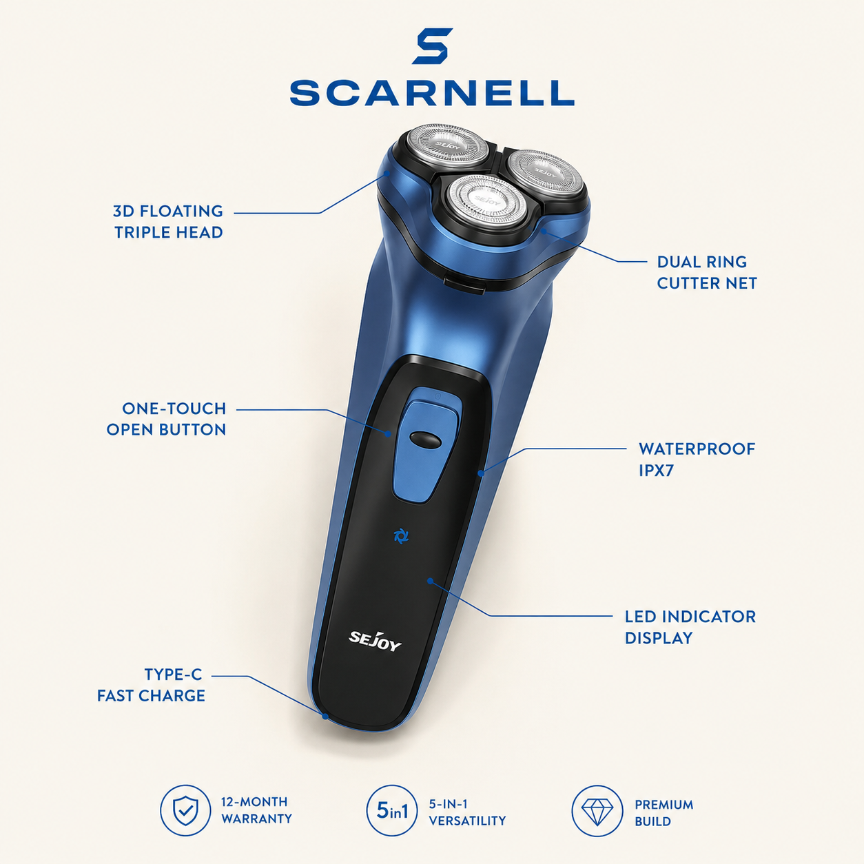 SCARNELL Elite Shave Kit™