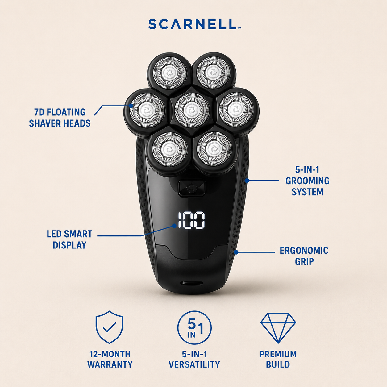 SCARNELL Titan Shave™
